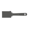 PVC Gomme imitation cuir / Gris foncé